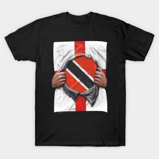 Trinidad And Tobago Flag English Flag Ripped - Gift for Trinidadian And Tobagoan From Trinidad And Tobago T-Shirt